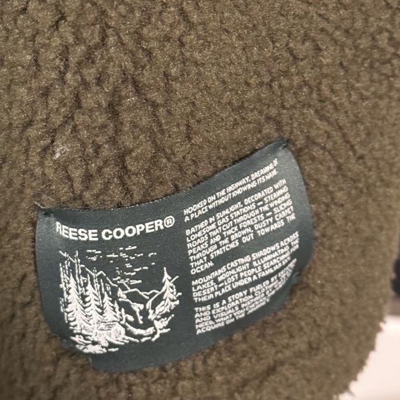 Reese Cooper Green Sherpa Jacket - Picture 5 of 5
